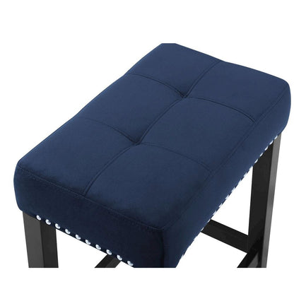Blue Bar Table Set – Console Table with Stools for Kitchen or Lounge