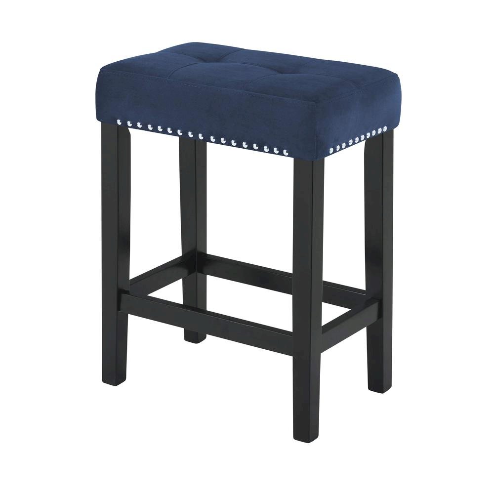 Blue Bar Table Set – Console Table with Stools for Kitchen or Lounge