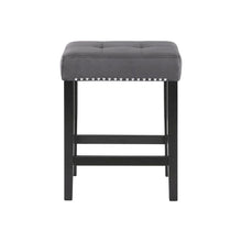 Gray Bar Table Set with Stools – Console and Sofa Table Seating Combo
