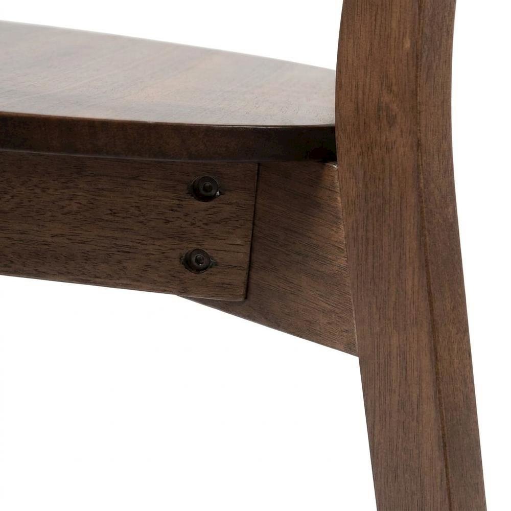 Modern Rubberwood and MDF Dining Chair with Lacquer Finish for Dining Room
