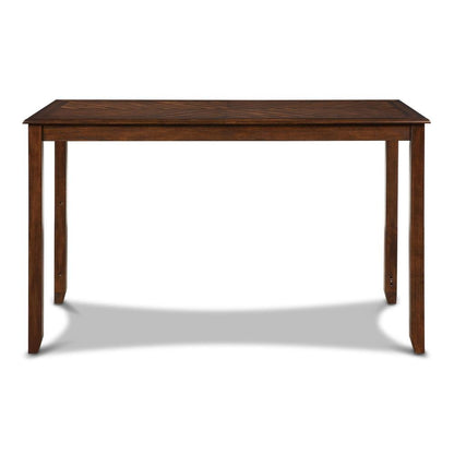 Wood Dining Table Set for 4 – Kitchen Table Chairs Set in Brown Finish