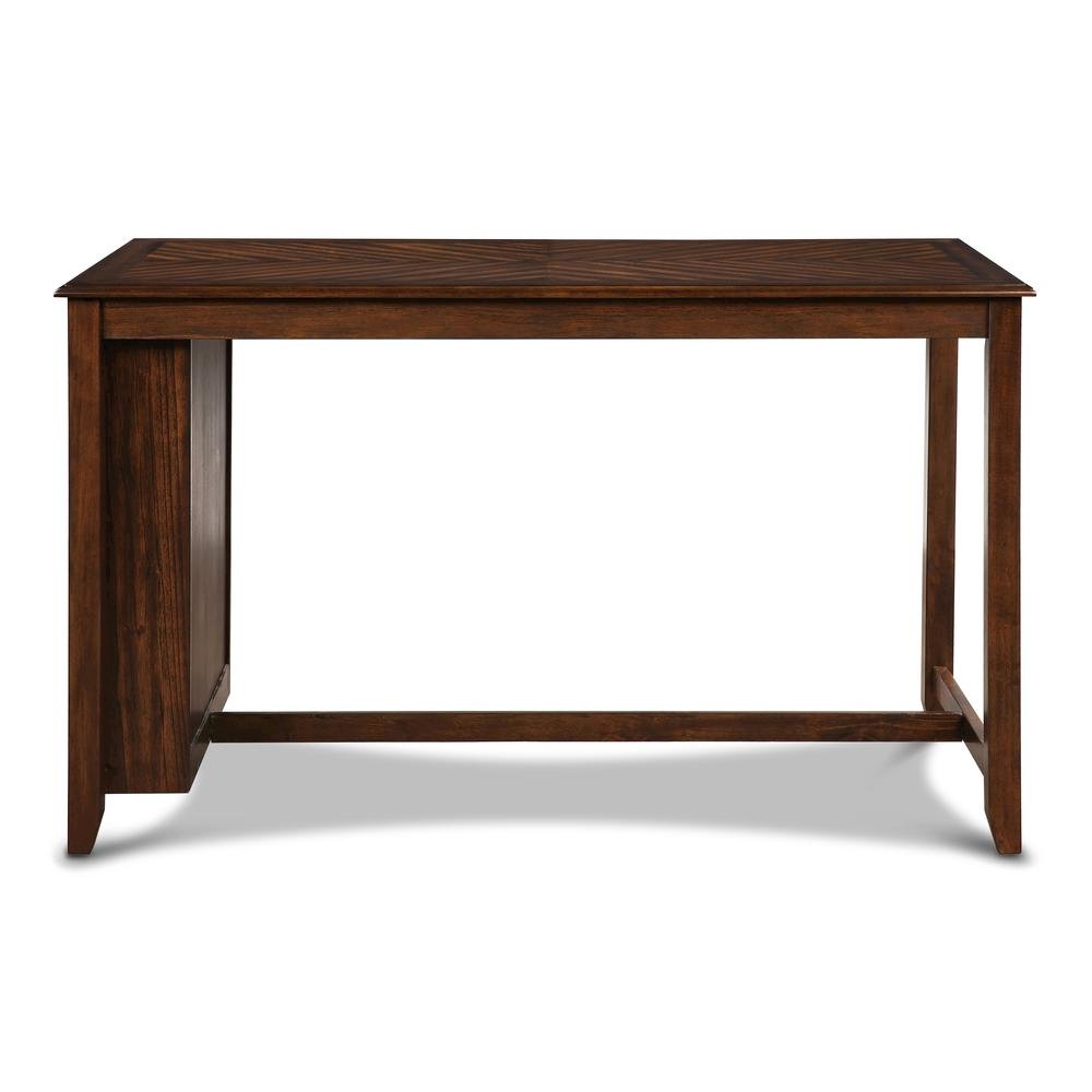Wood Dining Table Set for 4 – Kitchen Table Chairs Set in Brown Finish