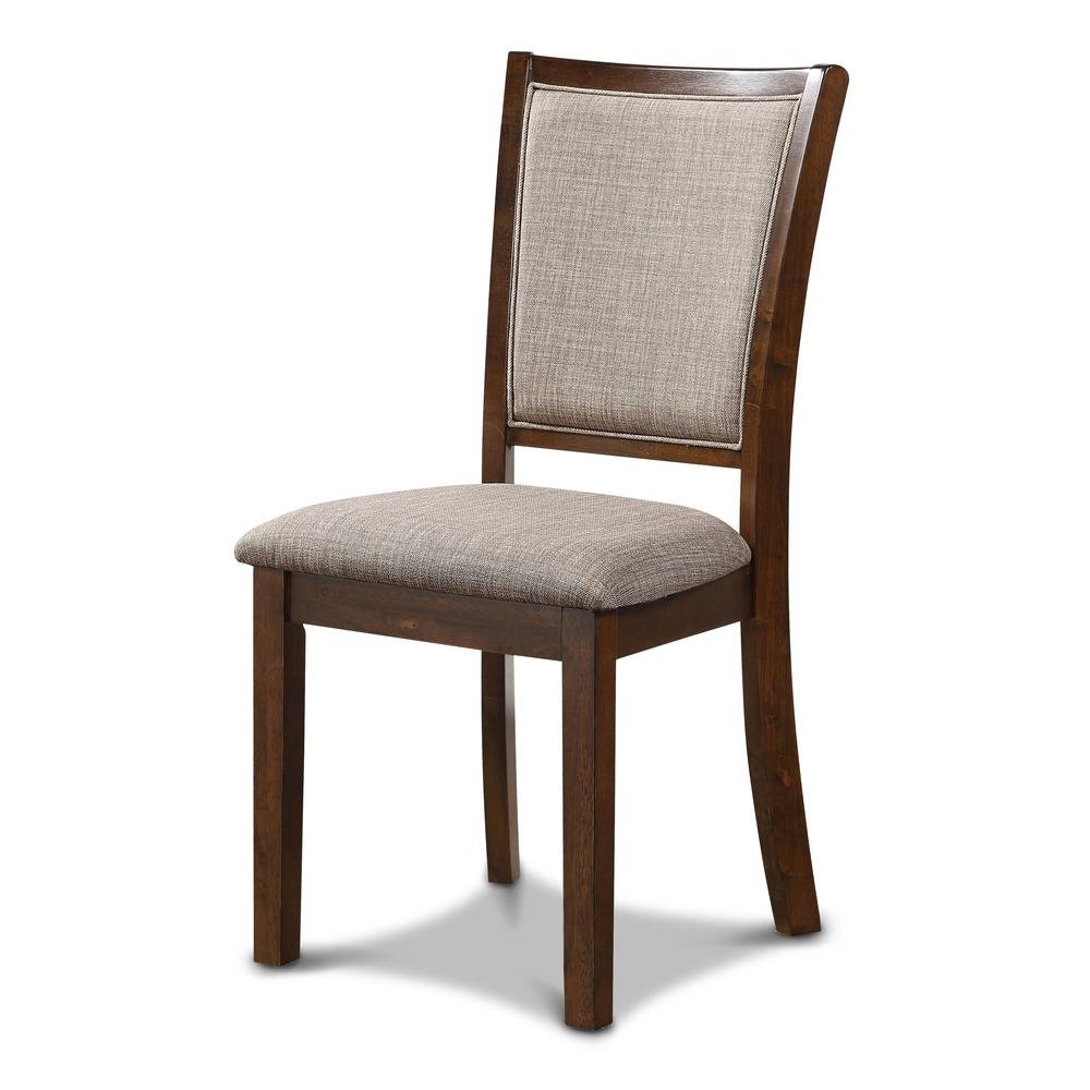 Wood Dining Table Set for 4 – Kitchen Table Chairs Set in Brown Finish