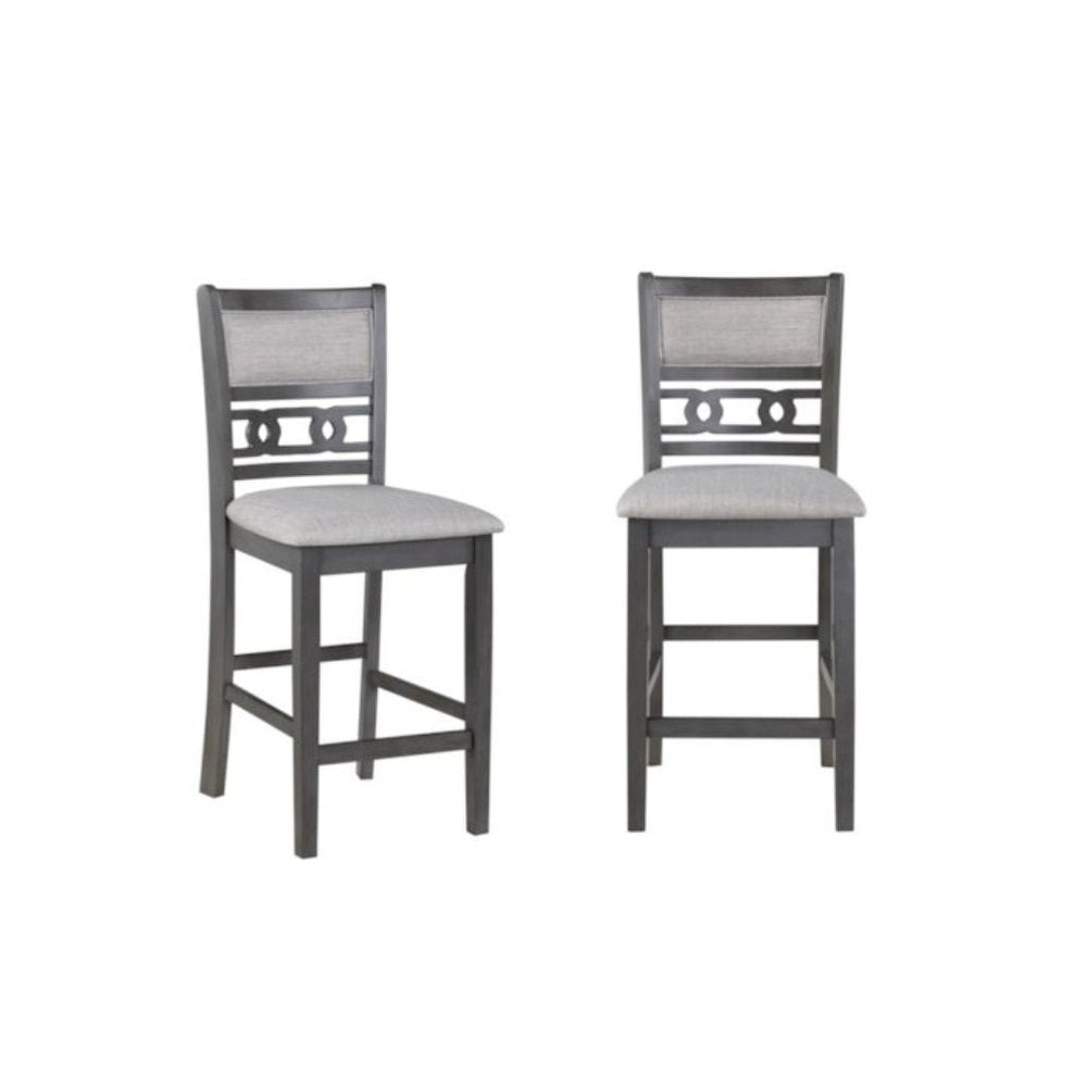 Gray 3 Piece Drop Leaf Table and 2 Chairs, Small Round Dining Table Set
