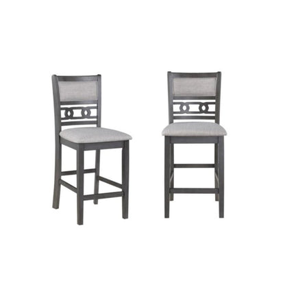 Gray 3 Piece Drop Leaf Table and 2 Chairs, Small Round Dining Table Set