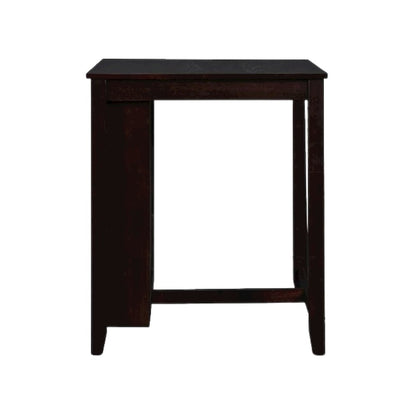3-Piece Wood Storage Counter Set Ebony Brown