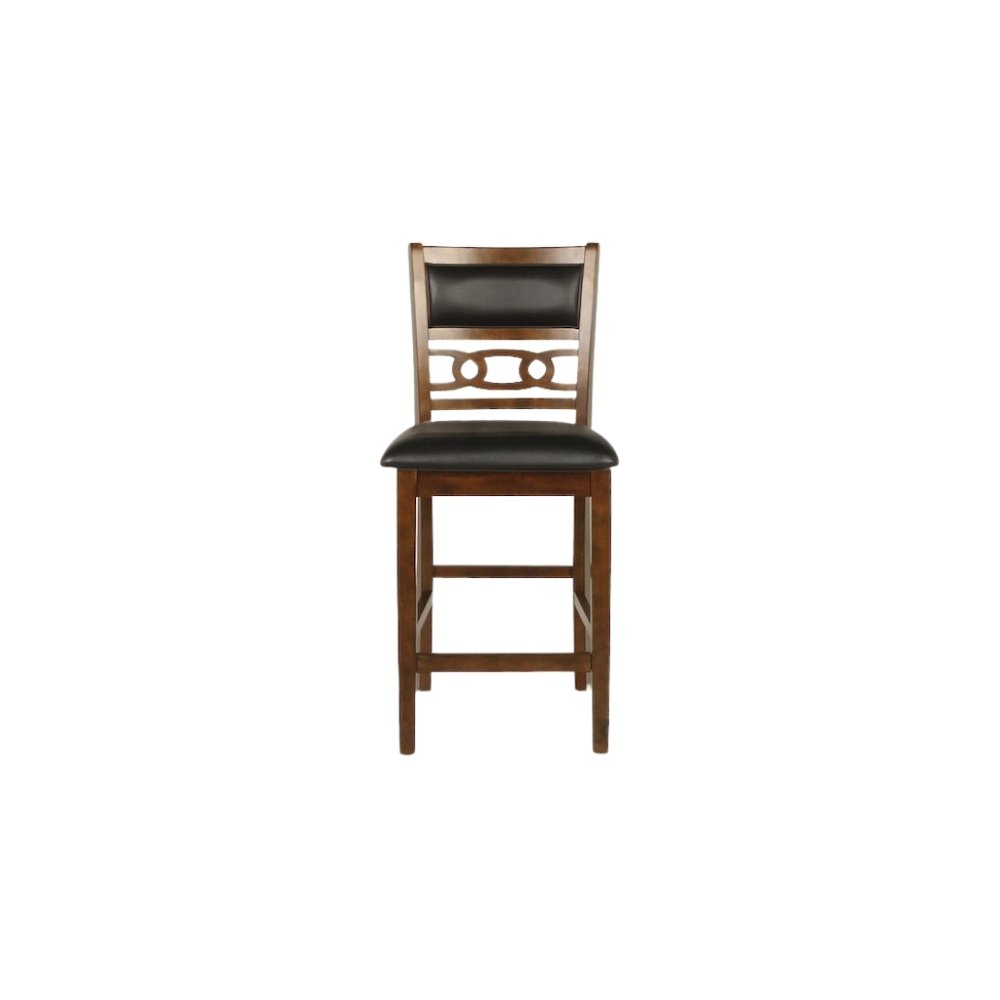Brown 3-Piece Counter Drop Leaf Table Set, Small Space Friendly