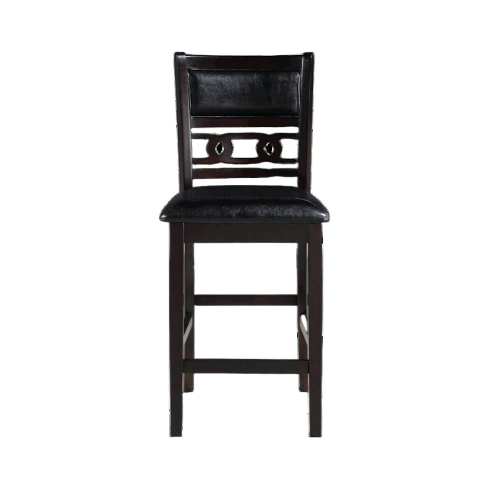 3-Piece Wood Storage Counter Set Ebony Brown