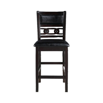 3-Piece Wood Storage Counter Set Ebony Brown