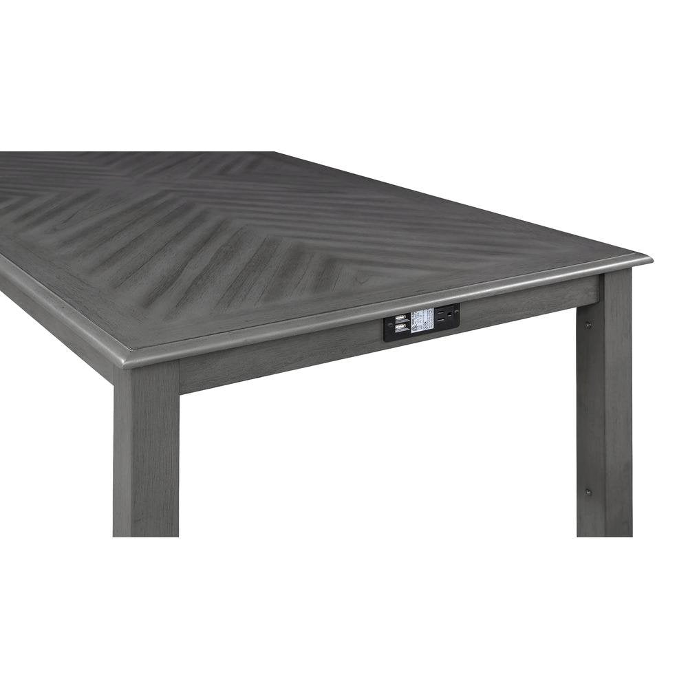 Gray Counter Height Dining Table Set for 4 – Table and Chairs Design