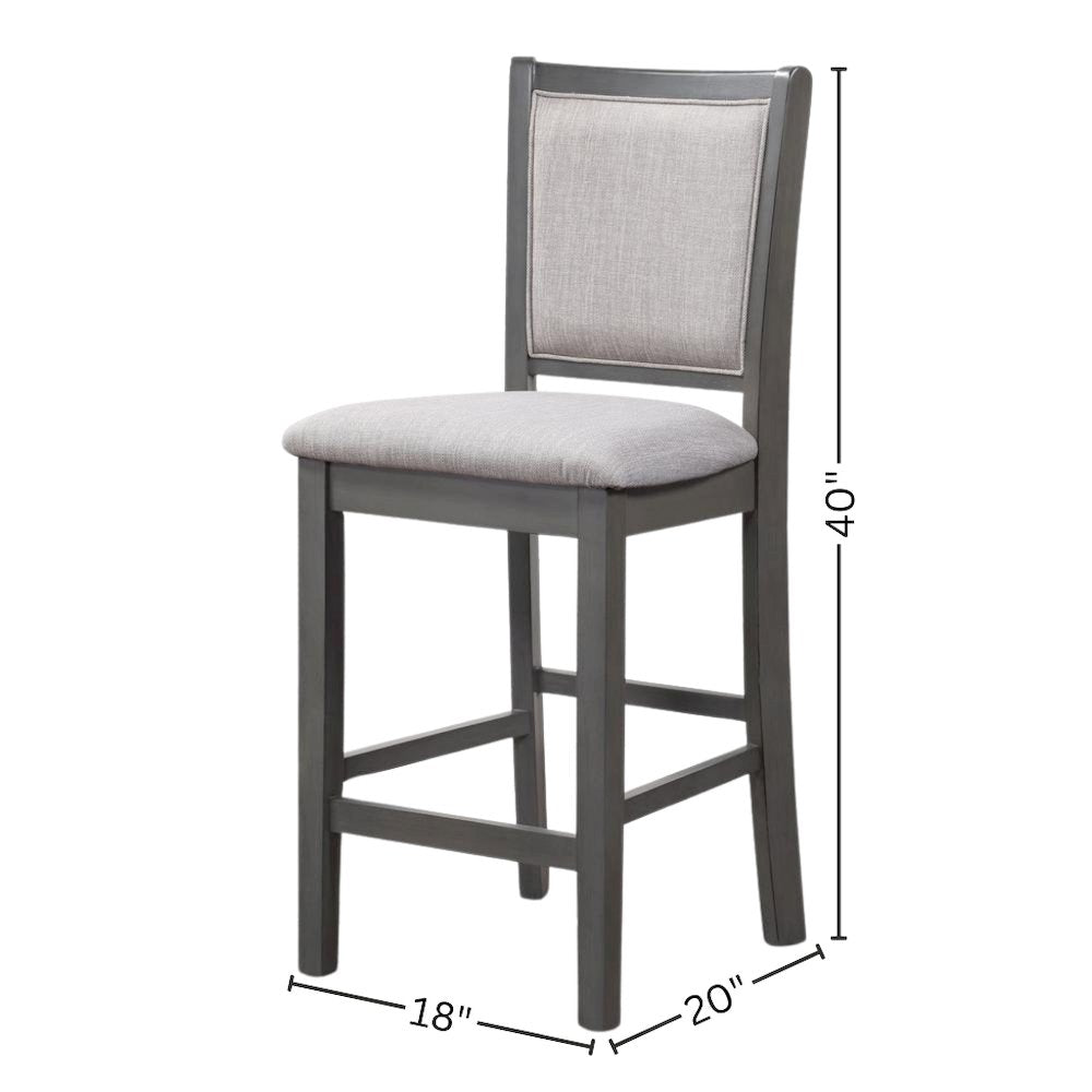 Gray Counter Height Dining Table Set for 4 – Table and Chairs Design