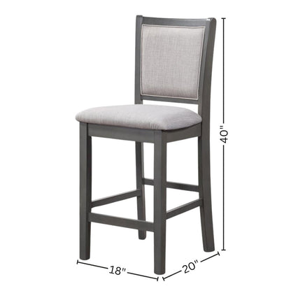 Gray Counter Height Dining Table Set for 4 – Table and Chairs Design