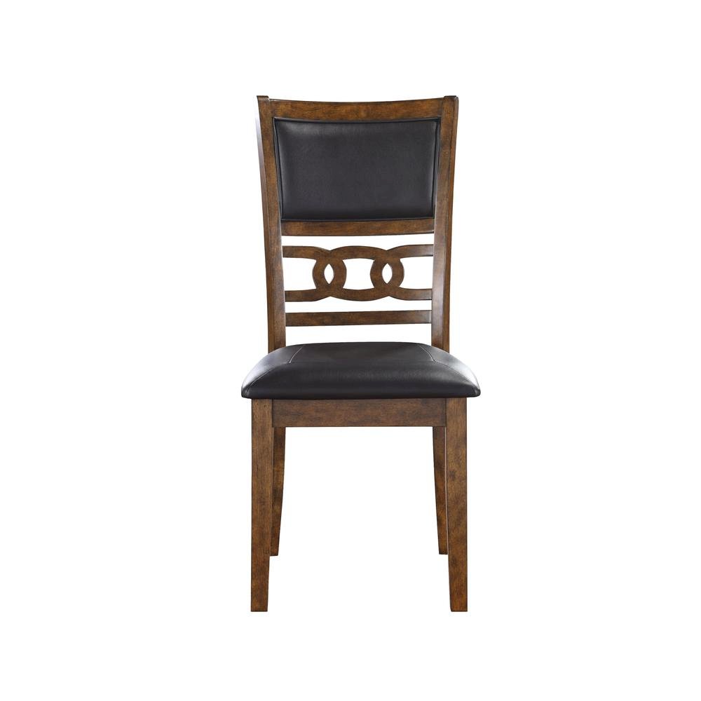 Brown Dining Room Chairs Set of 6 – Solid Wood Dining Table Seating