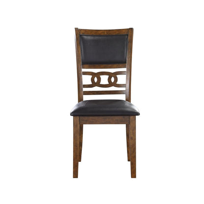 Brown Dining Room Chairs Set of 6 – Solid Wood Dining Table Seating