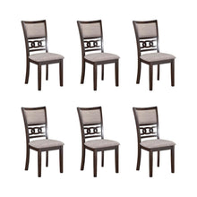 Dining Chairs Set of 6, Upholstered Dining Chairs for Dining Room in Grey