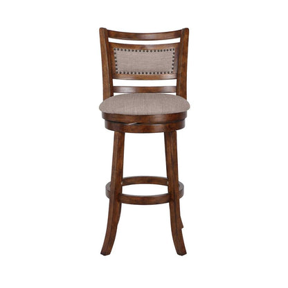 Swivel Bar Stools with Backs – Extra Tall Counter Height Stools, Set of 2