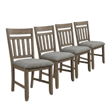 Solid Wood Dining Chairs, 300 lb Capacity, Walnut, Set of 4