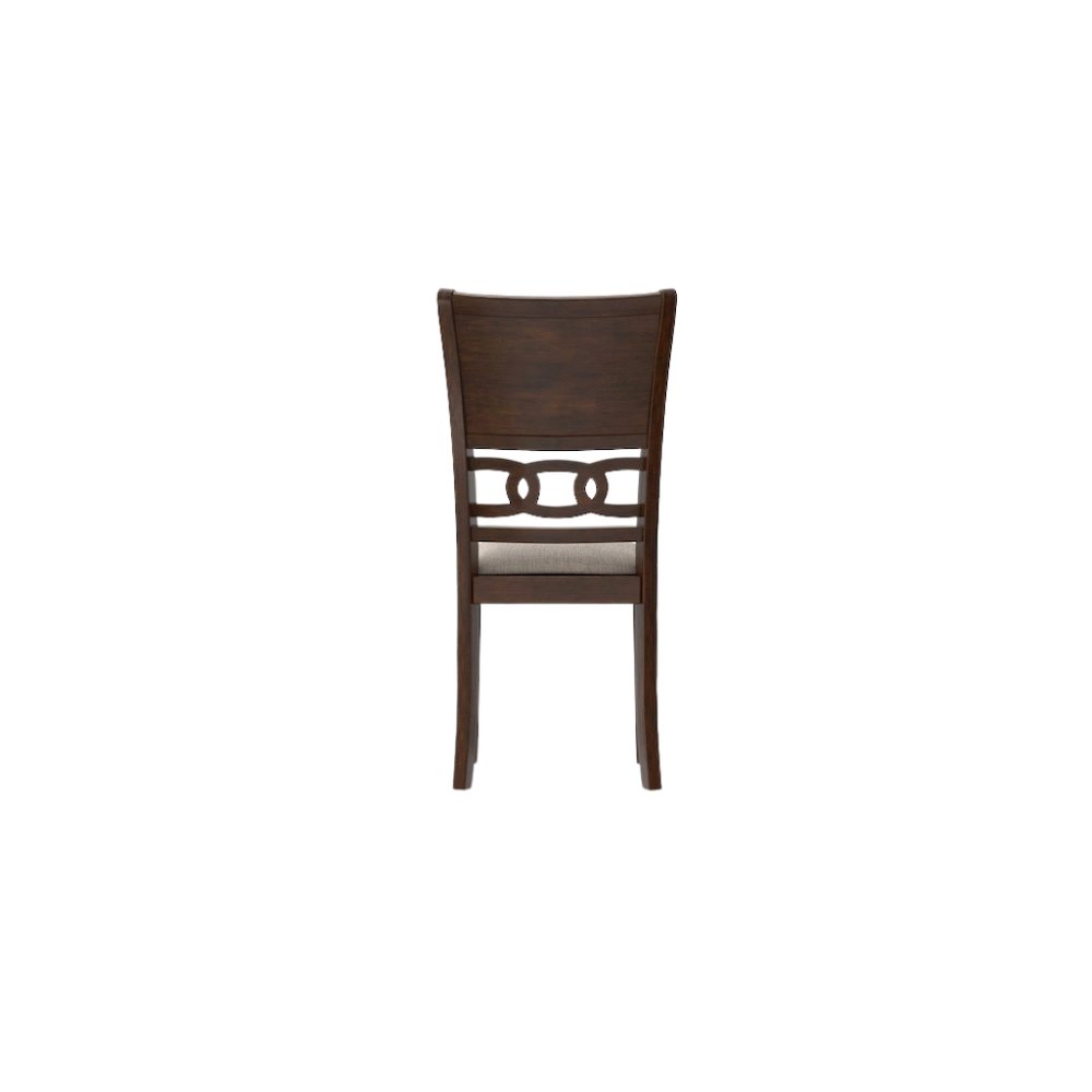 Cherry Brown 5-Piece Wood Round Dining Set, Traditional Finish