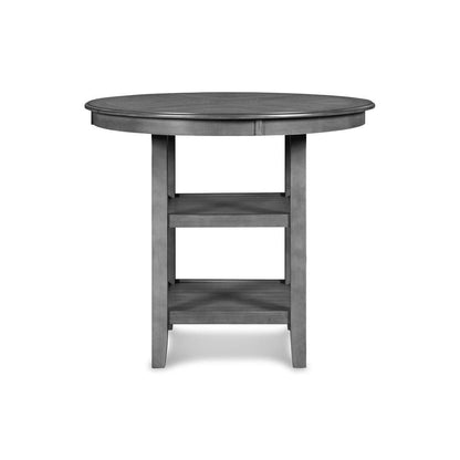 Gray Wood Dining Table Set for 4 – Kitchen Table Chairs Set of 5-pcs