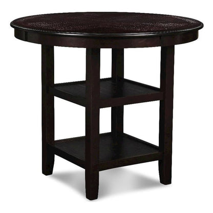 5-Piece Transitional Gray Wood Dining Set with Chairs for Modern Homes