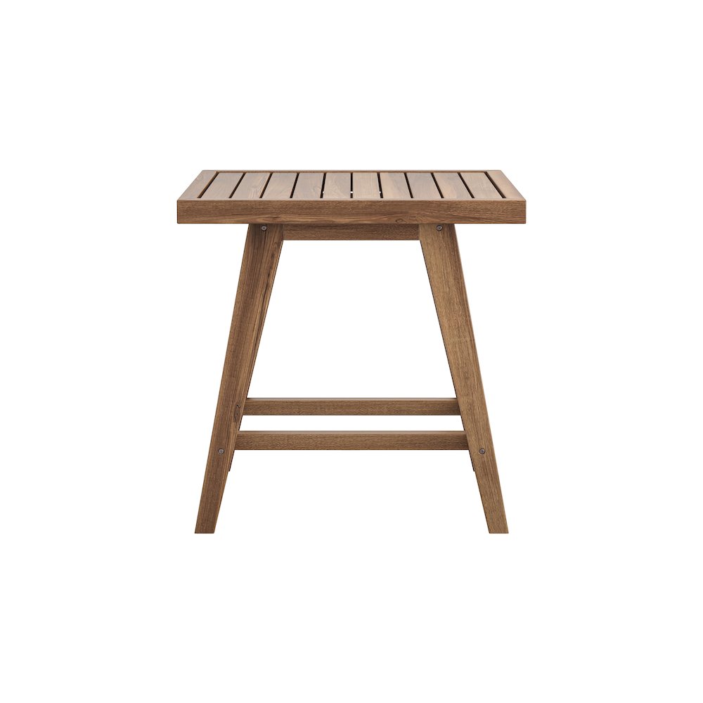 Ashton 3-Piece Wood Patio Conversation Set in Moss Green