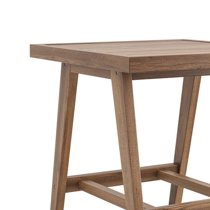 Ashton 3-Piece Wood Patio Conversation Set in Moss Green