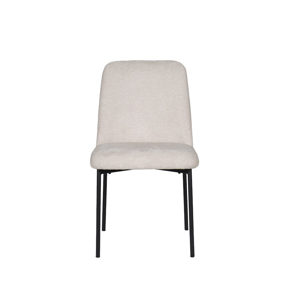 New Classic Furniture Erik Fabric Upholstered Dining Chair in Beige (Set of 4)