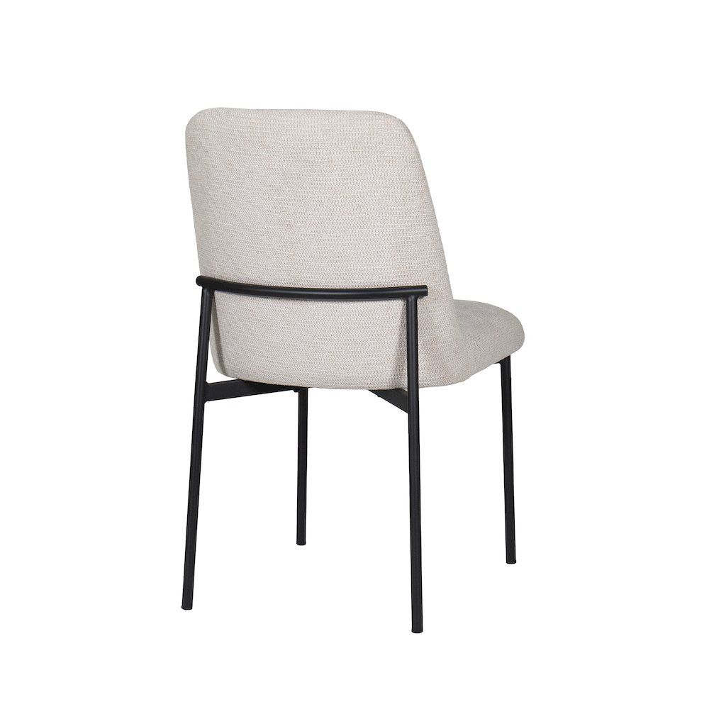 New Classic Furniture Erik Fabric Upholstered Dining Chair in Beige (Set of 4)