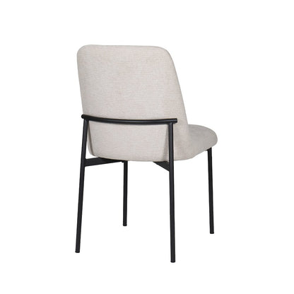 New Classic Furniture Erik Fabric Upholstered Dining Chair in Beige (Set of 4)