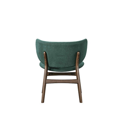 Adler 2-Piece Wood & Fabric Lounge Chair in Green
