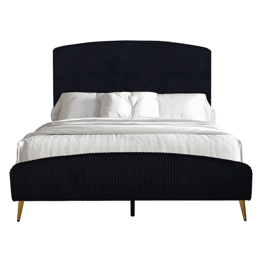 Kailani Wood Queen Bed, Black