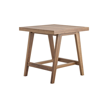 Ashton 3-Piece Wood Patio Conversation Set in Moss Green