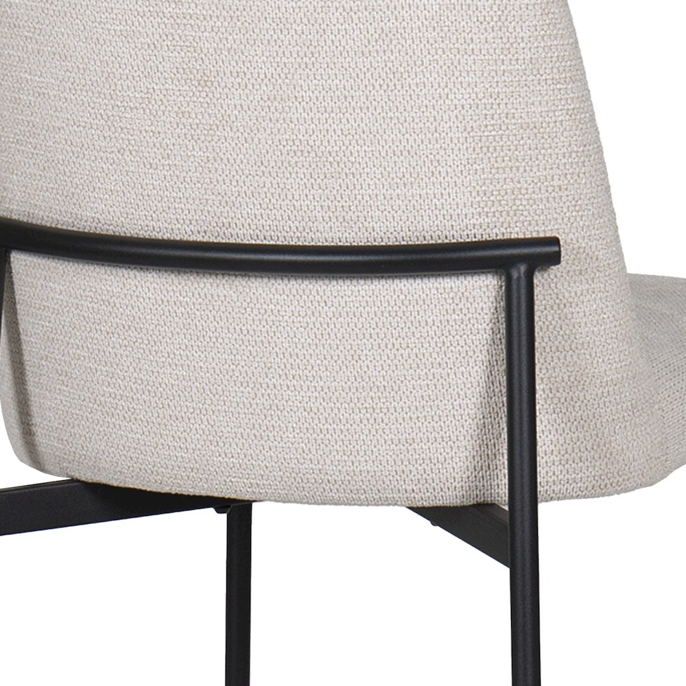 New Classic Furniture Erik Fabric Upholstered Dining Chair in Beige (Set of 4)