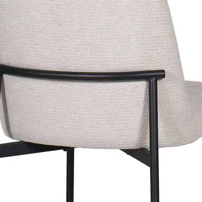 New Classic Furniture Erik Fabric Upholstered Dining Chair in Beige (Set of 4)
