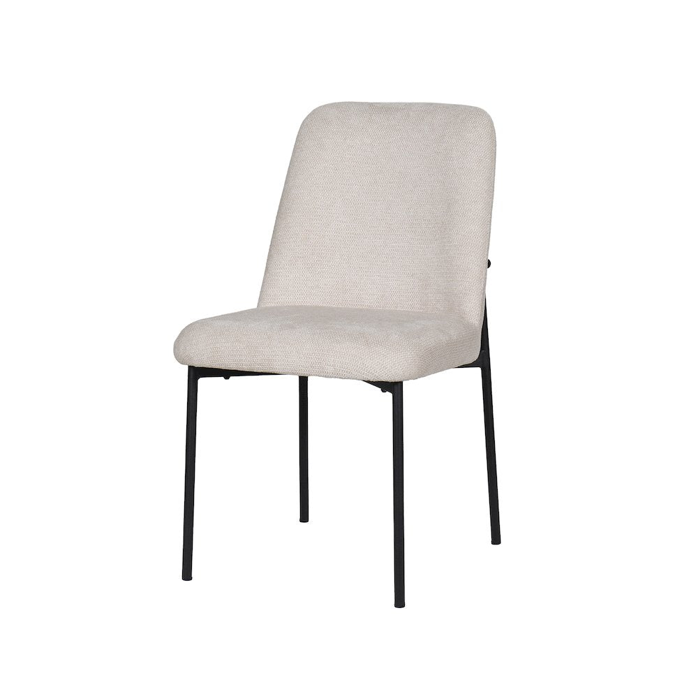 New Classic Furniture Erik Fabric Upholstered Dining Chair in Beige (Set of 4)