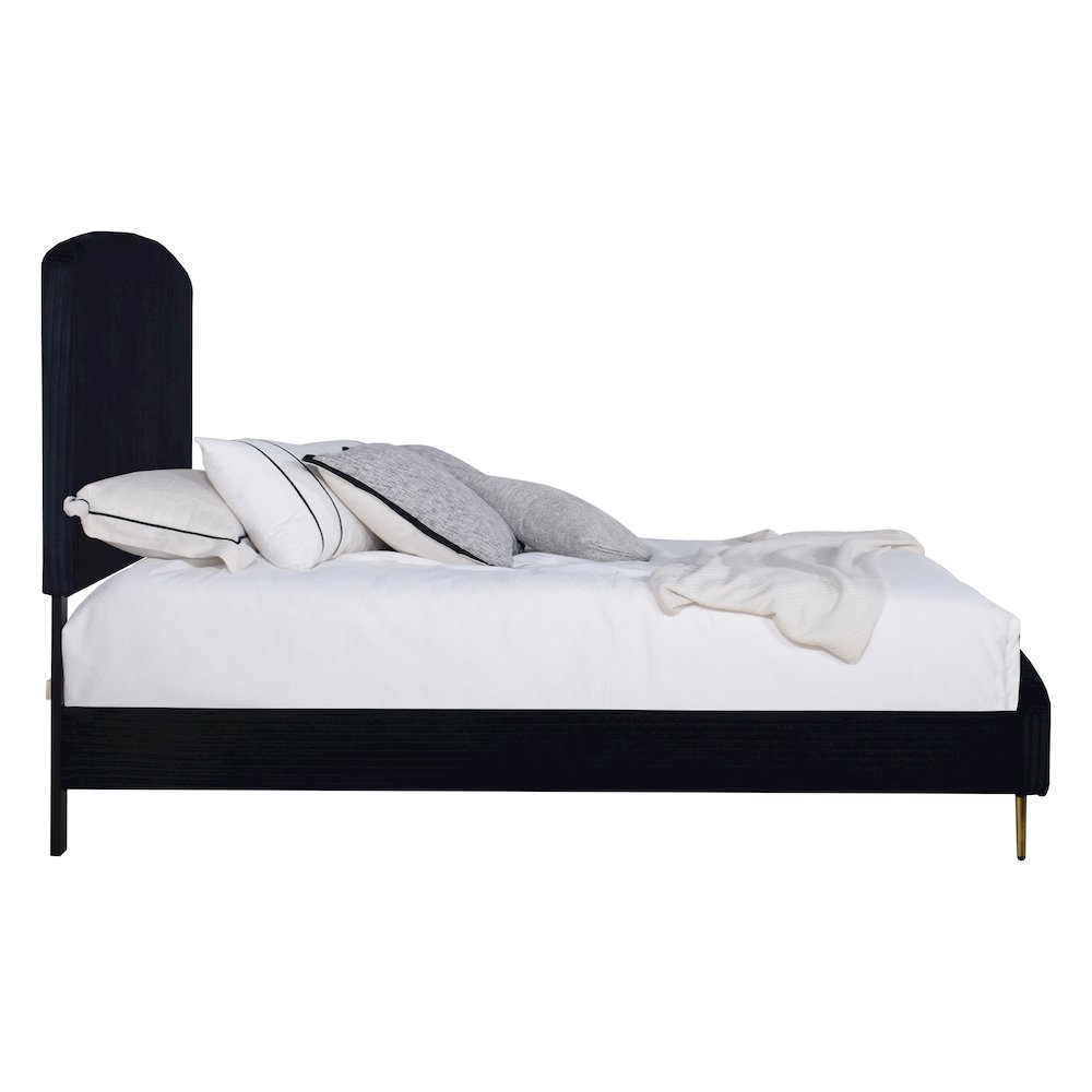 Kailani Wood Queen Bed, Black