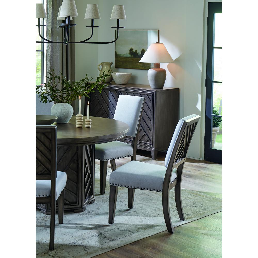Lenox Upholstered Side Chair with Nail Head Trim