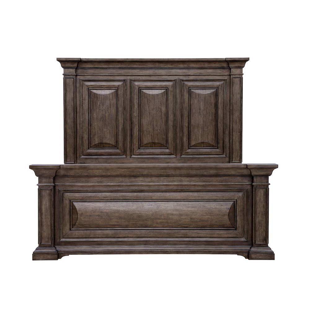 Woodbury King Panel Bed in Cowboy Boots Brown