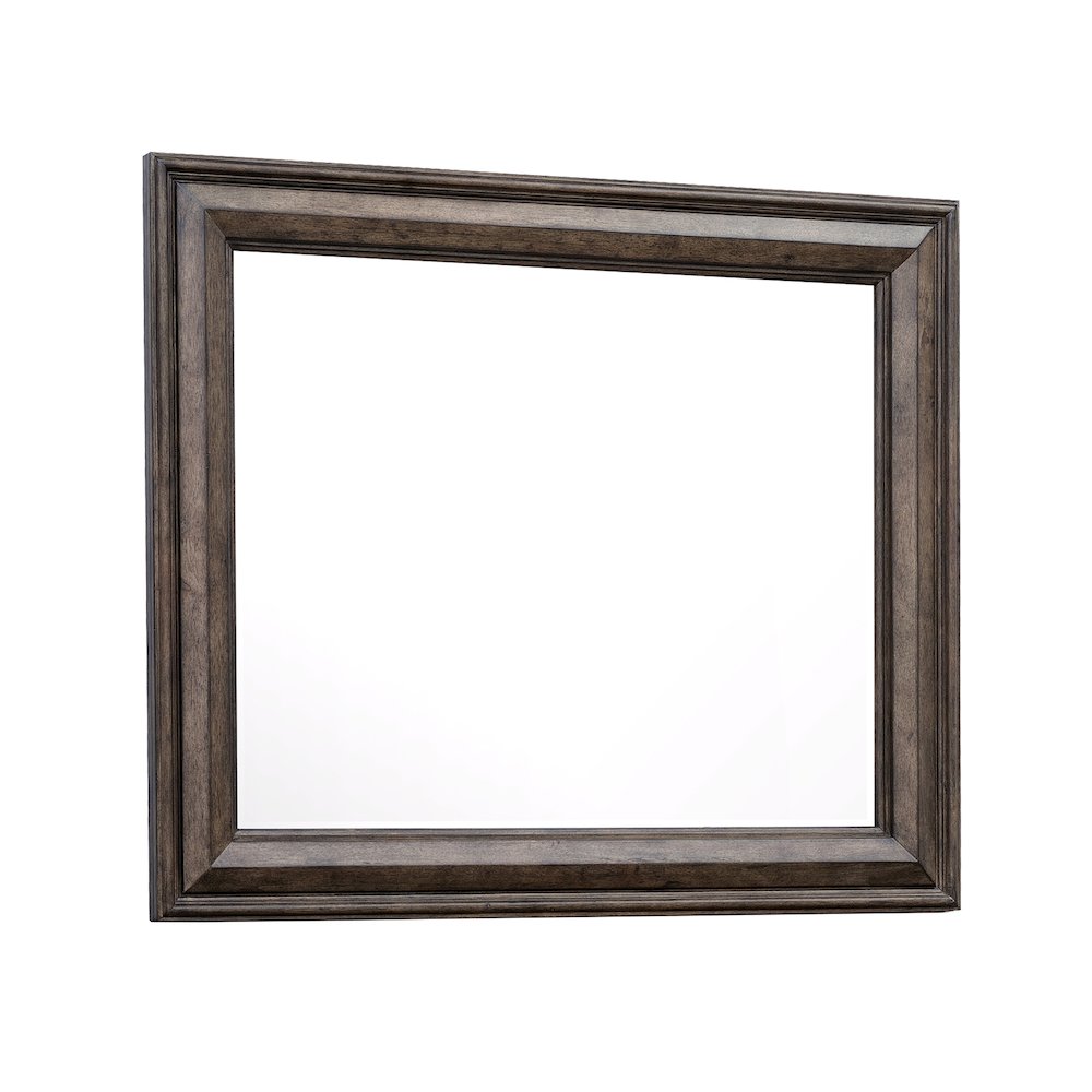 Woodbury Rectangular Mirror in Cowboy Boots Brown