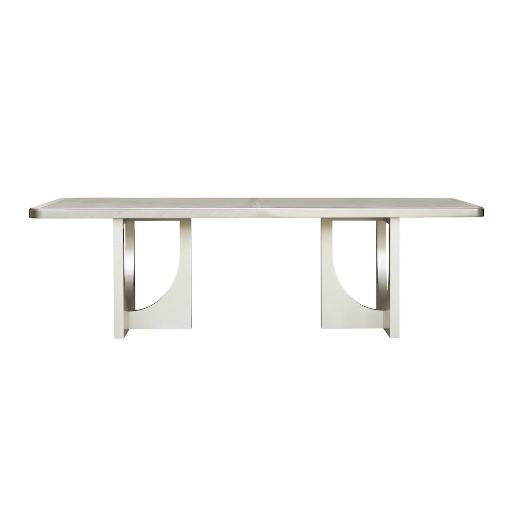 Zoey Double Pedestal Dining Table with Leaf Extensions