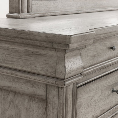 Madison Ridge 10 Drawer Dresser in Heritage Taupe