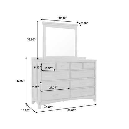 Seneca Beveled Glass Dresser Mirror