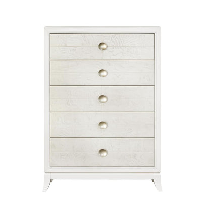 Melrose 5-Drawer Dresser Chest in a White Finish