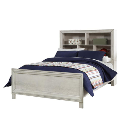 Riverwood Full Bed with Bookcase Headboard