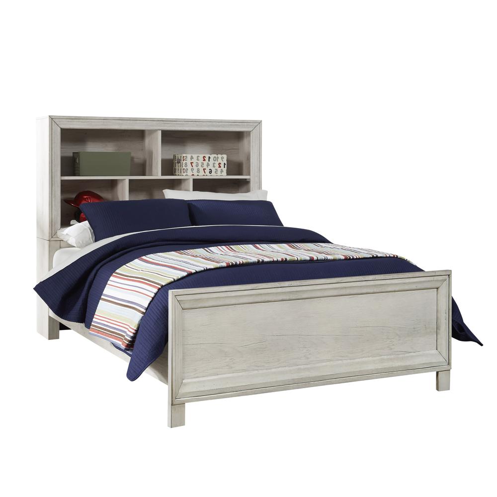 Riverwood Full Bed with Bookcase Headboard