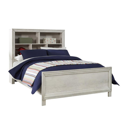 Riverwood Full Bed with Bookcase Headboard