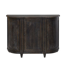Curved 3 Door Hallway Accent Chest