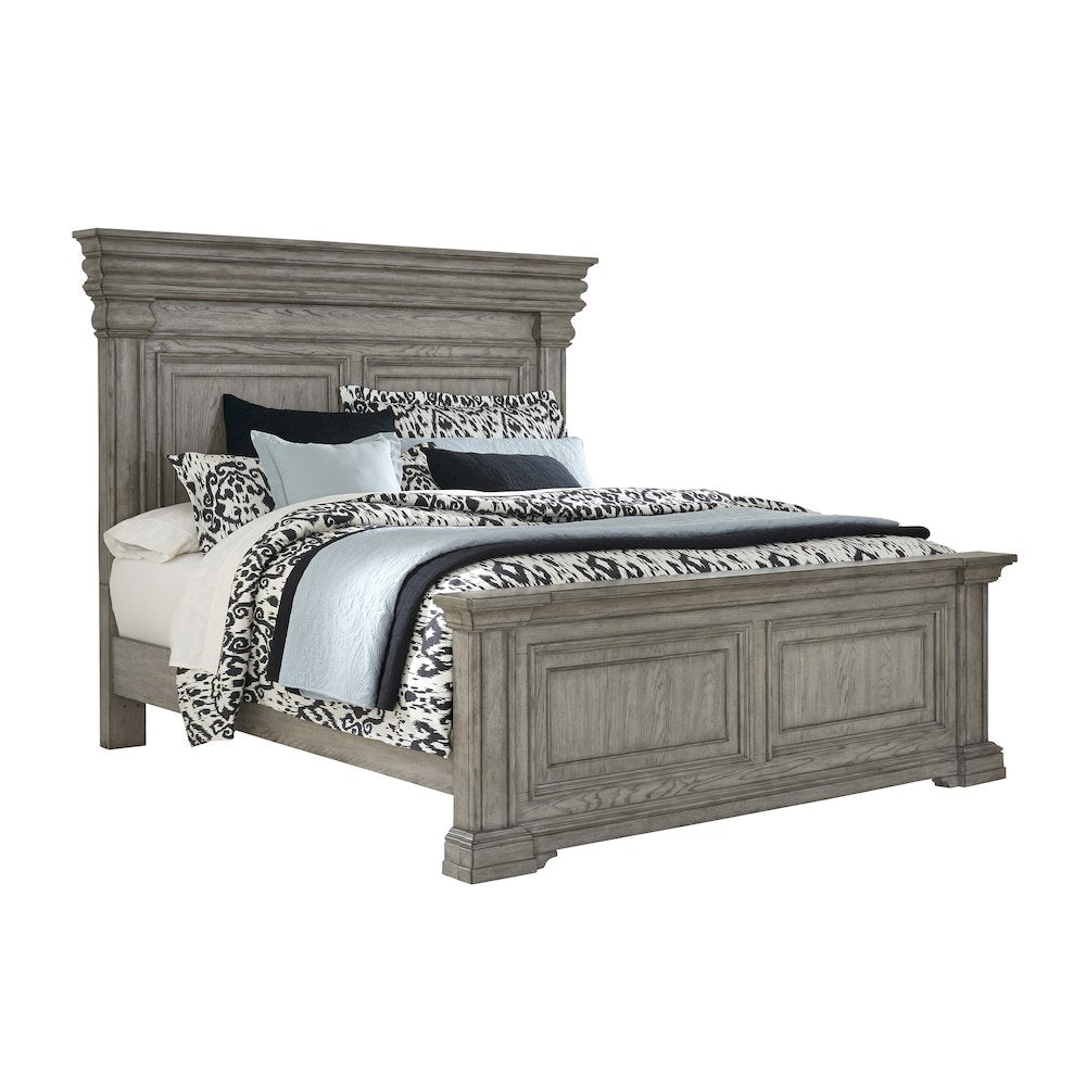 Madison Ridge King Panel Bed in Heritage Taupe