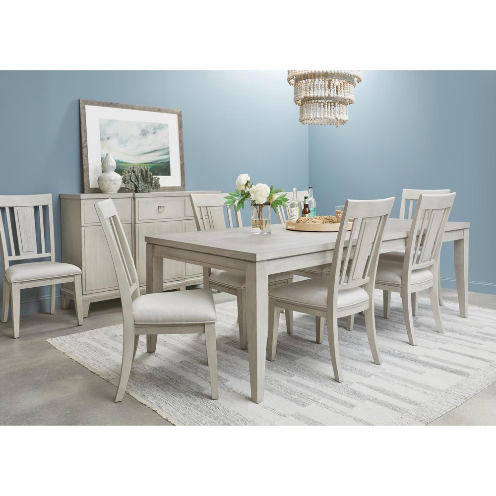 Madison 3-Drawer Server with Cabinets in a Grey-White Wash Finish