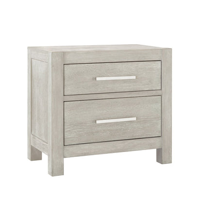 Millwork Two Drawer Nightstand with USB/C Port